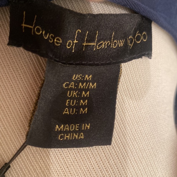 NWT House of Harlow 1960 Navy Dress - Picture 8 of 8